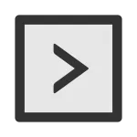 Right Square SVG Icon